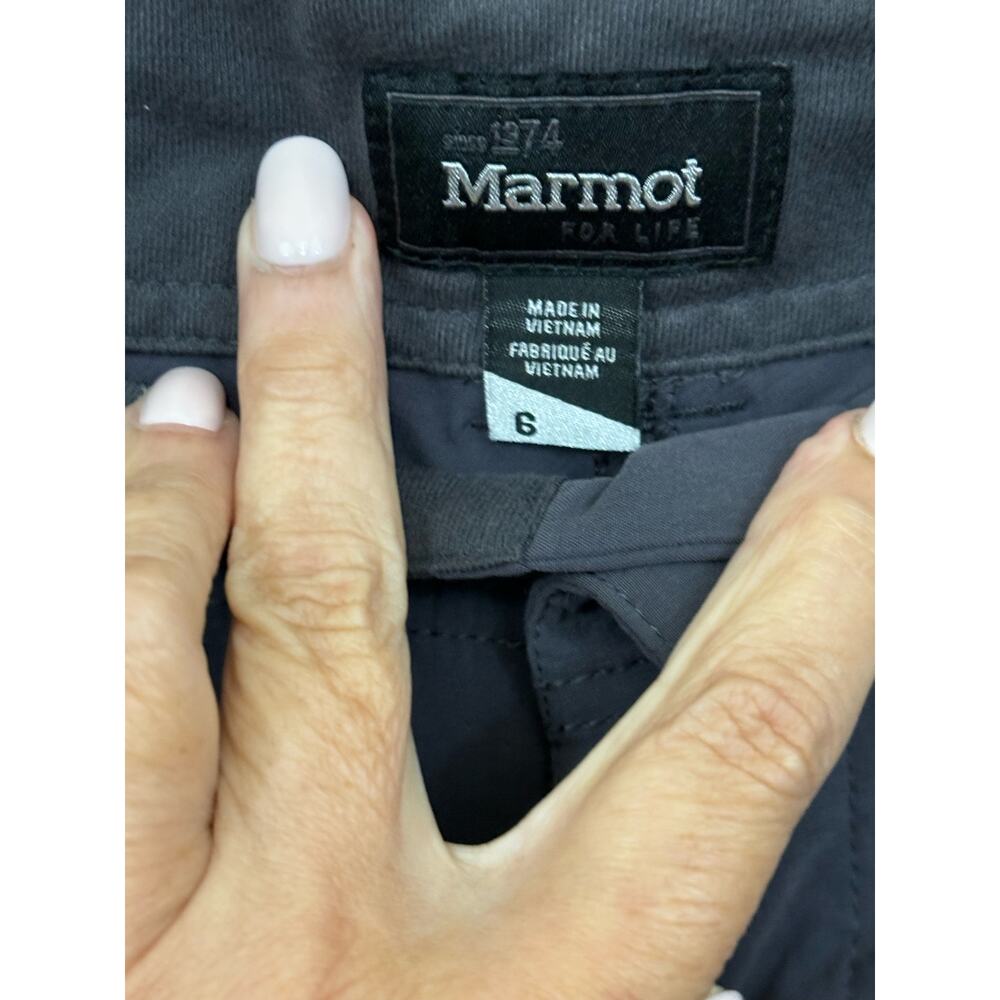 Marmot gray convertible hiking pants, 6, ladies, cargo, gorpcore, utility - Picture 3 of 3